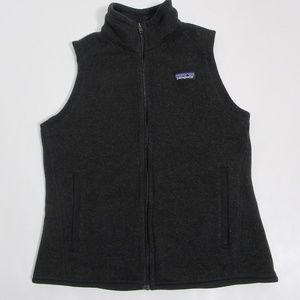 Patagonia Women's Black Zip-Front Fleece Vest